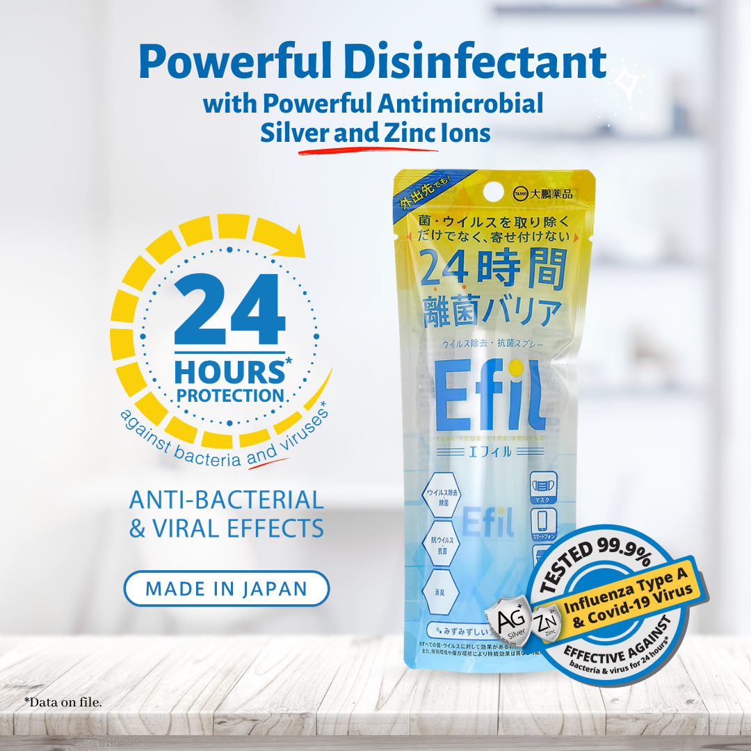 Efil Disinfectant Spray 50ml (Buy 1 Get 1 Free)